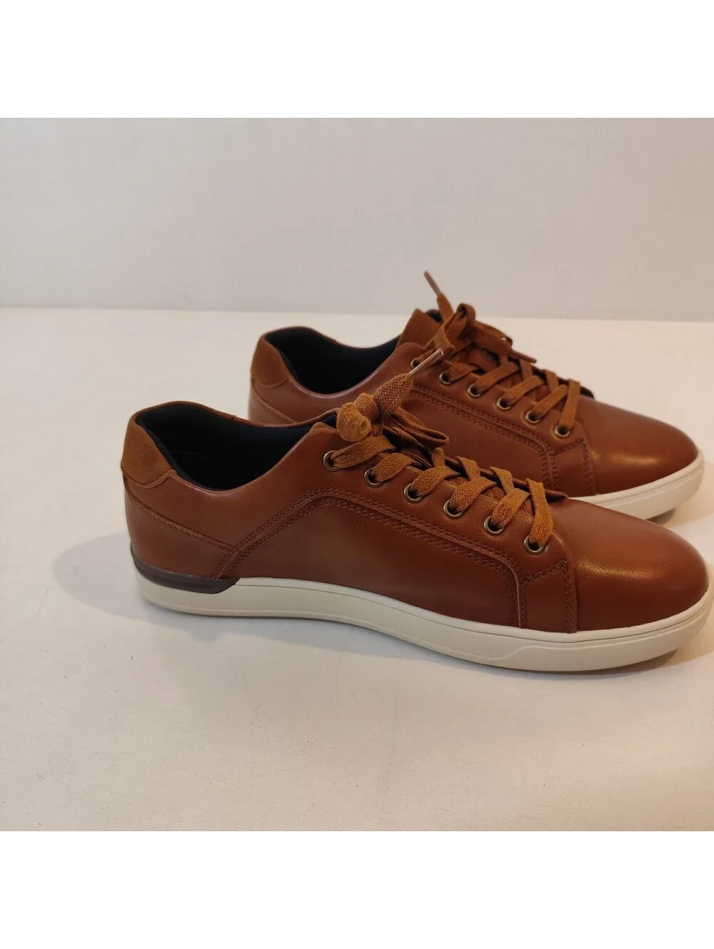 Bruno Marc Casual Dress Sneakers Men's Lace Up Shoes Brown Size 9